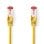 Cable de red Nedis CCGL85221YE10 Cat6 S/FTP 1 m Rojo/Amarillo