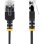 Netzwerkkabel Cat6a StarTech 3m ultraflach UTP schwarz