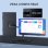 Monitor Uperfect 15,6" FullHD 60Hz IPS Tragbar 100% sRGB 1200:1 USB-C HDMI Lautsprecher