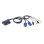 Conmutador KVM USB 2 Puertos Aten CS62U Azul