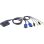 Conmutador KVM USB 2 Puertos Aten CS62U Azul