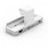 Hub XtremeMac 6 ports USB Type-C HDMI MicroSD SD Blanc XWH-UIM-13