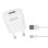 Chargeur DLH DY-AU1872 USB 1A 1m Blanc pour iPhone