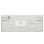 Teclado Cherry XTRFY K33 Compact Wireless membrana mecánica AZERTY RGB blanco