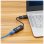 Placa de Rede Eaton Tripp Lite U336-000-GB-CA USB Ethernet 1000 Mbit/s Preta