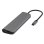 Base para portátil DLH DY-TU5005 USB-C 100 W Prateado 4K Ultra HD HDMI