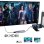 Base para portátil DLH DY-TU5005 USB-C 100 W Prateado 4K Ultra HD HDMI