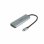 Hub Dicota 4 Ports 10 Gbps USB Type-C D32061 Aluminium Silber