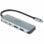 Hub Dicota 4 Ports 10 Gbps USB Type-C D32061 Aluminium Silber