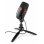 Micrófono Power Dynamics PCM100 USB cardioide con trípode y luz LED