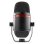 Micrófono Power Dynamics PCM100 USB cardioide con trípode y luz LED