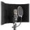 Micrófono Vonyx MRF30 panel acústico plegable con 5 paneles ajustables