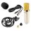 Micrófono Vonyx CM400C XLR cardioide con soporte antivibratorio y filtro antipop