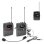 Micrófono Power Dynamics TG40 UHF con transmisor y dos receptores para equitación