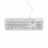 Teclado Dell KB216 de membrana completo con cable USB francés AZERTY blanco