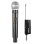 Micrófono Vonyx WM55 inalámbrico UHF con receptor y cancelación de ruido
