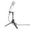 Micrófono Vonyx CM320T USB cardioide con control de eco y soporte plegable