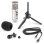 Micrófono Vonyx CM320T USB cardioide con control de eco y soporte plegable