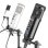 Micrófono Vonyx CM320T USB cardioide con control de eco y soporte plegable