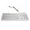 Clavier MCL Waterproof IP68 membrana filaire USB + PS/2 AZERTY français blanc