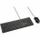 Clavier Kensington KM100 EQ à membrane complet avec souris ambidextre filaire