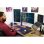 Teclado Kensington KB535 inalámbrico completo con Bluetooth y RF gris AZERTY