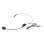 Micrófono Power Dynamics TG40 inalámbrico con receptor y auriculares UHF