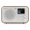 Radio Portátil Audizio Milan DAB+ FM Bluetooth Plata