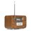 Radio Portátil Audizio Milan DAB+ FM Bluetooth Plata