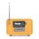 Radio Portátil Audizio Milan DAB+ Bambú Bluetooth 5.0 Pantalla 2.4"