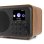 Radio Audizio Vicenza FM/DAB+ WiFi Bluetooth 5.0 Batería Integrada Negro/Madera