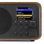 Radio Audizio Vicenza FM/DAB+ WiFi Bluetooth 5.0 Batería Integrada Negro/Madera