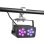 Efecto de iluminación BeamZ DJ Bank 124 RGBW con 12 LED de 4W y mando a distancia
