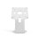 Carro pour administration de tablettes Compulocks 111W Alu Blanc 20 pouces