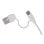 Ratón MCL XWH-WMO2-83 Ambidextro USB Type-A + USB Type-C 6400 DPI Plata Blanco