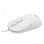 Ratón MCL XWH-WMO2-83 Ambidextro USB Type-A + USB Type-C 6400 DPI Plata Blanco