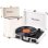 Tocadiscos Audizio Rp116cr Con Estuche - Reproductor De Lp Con Altavoces - Entrada/salida Bluetooth - Color Crema