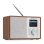 Radio digital Audizio Cosa 30W RMS Bluetooth 5.2 WiFi Despertador Madera
