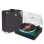 Tocadiscos Fenton RP162LED Bluetooth LED Maleta para 35 vinilos