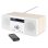 Microcadena Audizio Prato 60W RMS DAB+/FM Bluetooth CD USB AUX Blanco