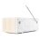 Microcadena Audizio Prato 60W RMS DAB+/FM Bluetooth CD USB AUX Blanco