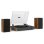Tocadiscos Audizio RP335 80W RMS Bluetooth USB Grabación MP3 Madera