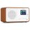 Radio Audizio Avio 30W RMS DAB+ FM Bluetooth USB blanca