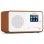 Radio Audizio Avio 30W RMS DAB+ FM Bluetooth USB Blanco TFT 2.4"