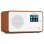 Radio Audizio Avio 30W RMS DAB+ FM Bluetooth USB blanca