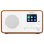 Radio Audizio Avio 30W RMS DAB+ FM Bluetooth USB blanca