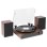Tocadiscos Audizio RP325W 60W RMS Bluetooth bidireccional Diseño madera