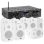 Pack audio Power Dynamics PV240BT 400W RMS Bluetooth Radio FM MP3 4 zonas resistente