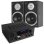 Sistema estéreo Fenton AV120BT 120W RMS Bluetooth USB AUX Karaoke