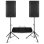 Conjunto altavoces activos Vonyx VSA150S 1000W Bluetooth con soportes